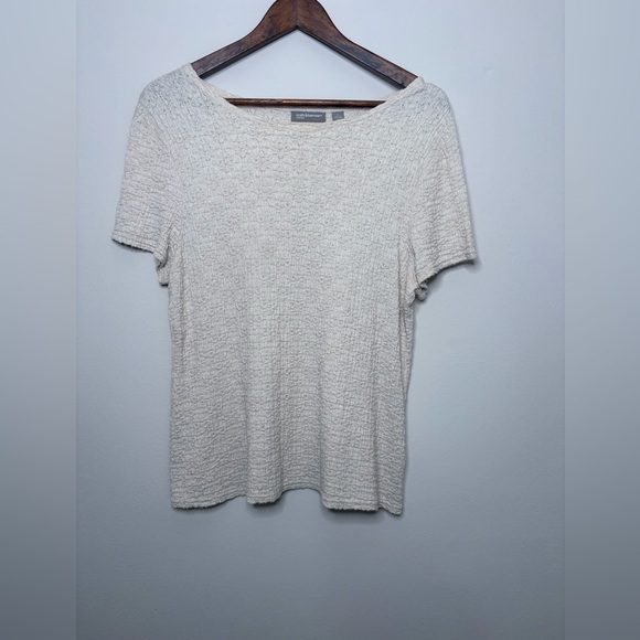 Croft & Barrow Beige Textured Knit Top - Picture 2 of 10